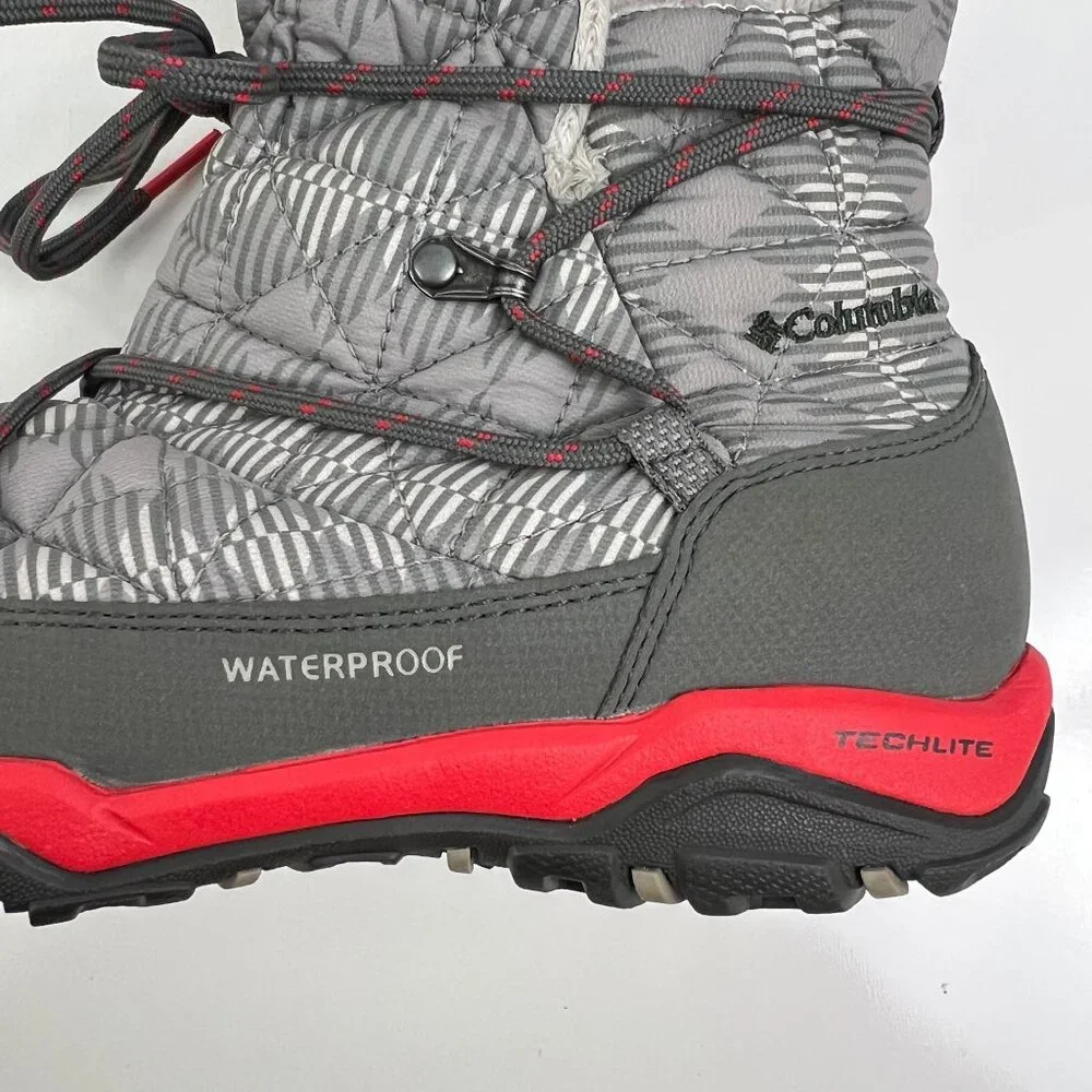 Columbia Loveland Shorty Omni-Heat Snow  Boots‎ in a grey w/red Size 7 M